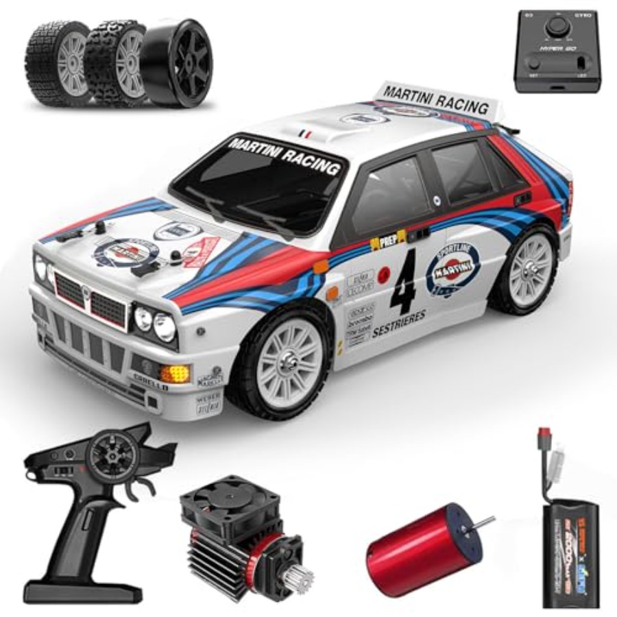 Rc Drift Car Brushless - 大人向けオールロードRCドリフトカー、赤色のABSプラスチックボディ、高速4WD性能と精密な2.4G制御のためのブラシレスモーター搭載