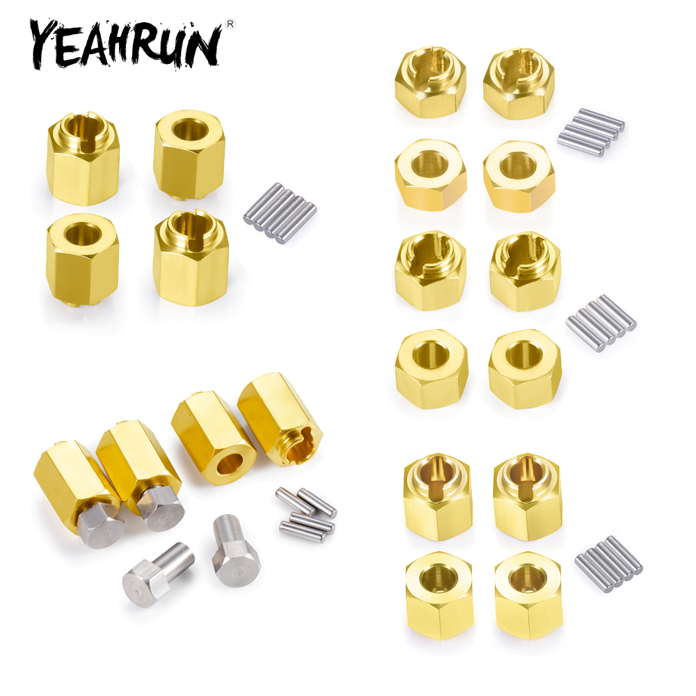 Wheel Hex Adapter - YEAHRUN 真鍮ホイール六角ハブエクステンダー 4/5/6/7/10 ミリメートルアダプター TRX-4M 1/18