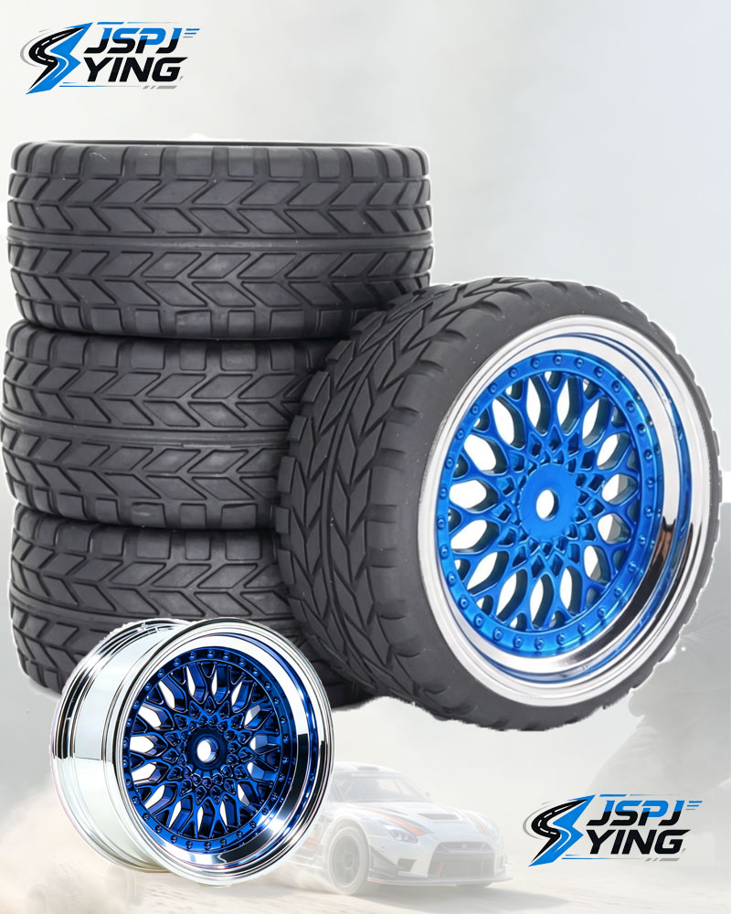 Rc Drift Car Brushless - 硬質プラスチック製スムースRCドリフトタイヤ 4個セット Wltoys 144001 124018 MJX