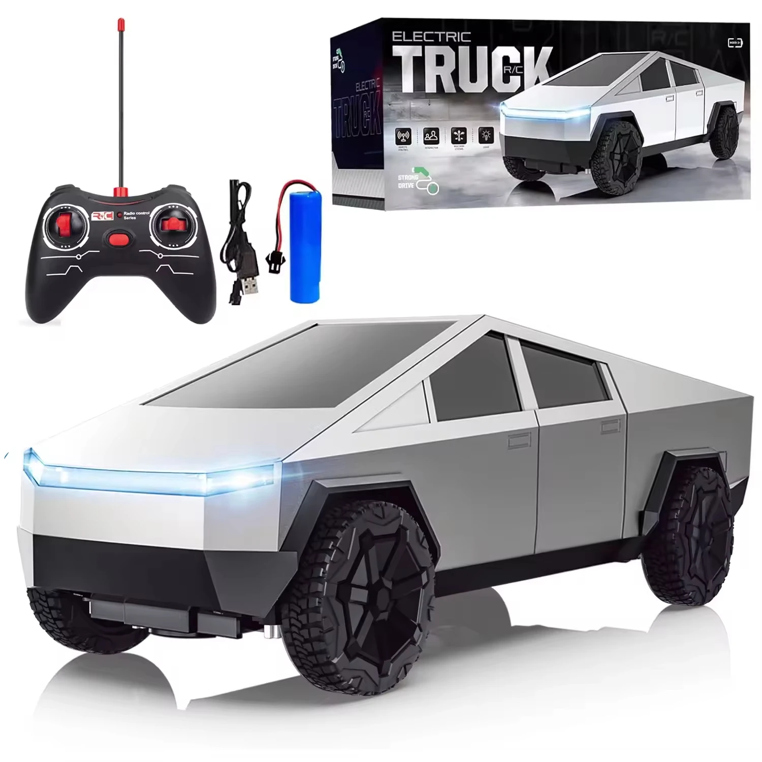 Rc Hobby Horizon - 1:24 RC サイバートラック ピックアップ 4WD オフロード