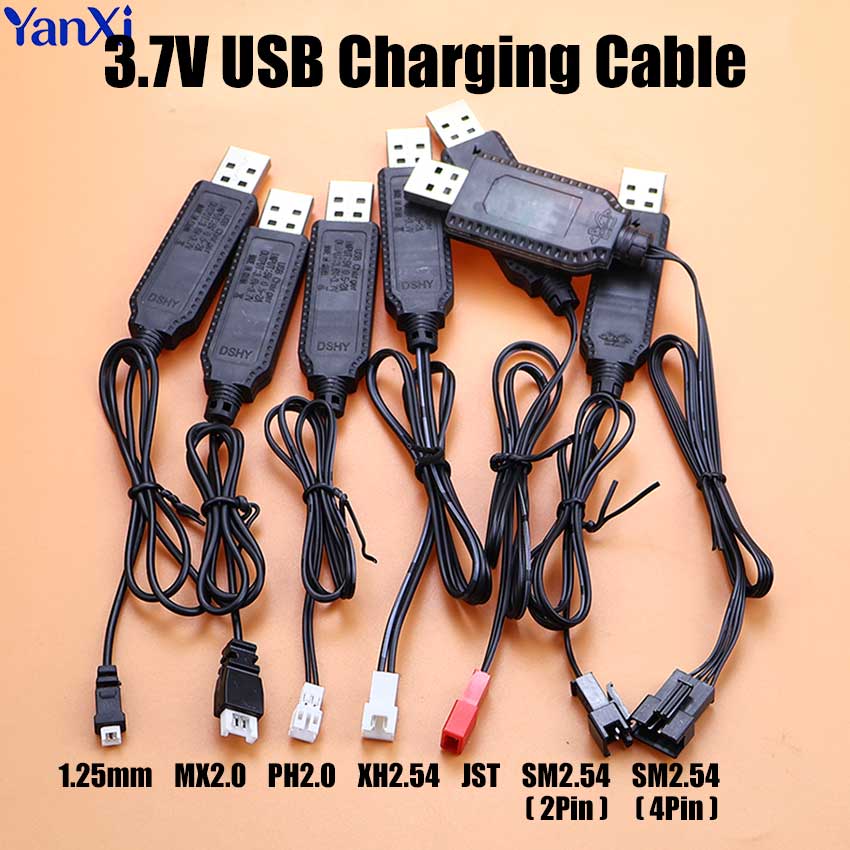 Rc Hobby Wire - USB 充電ケーブル 3.7V リチウム電池充電ワイヤー MX2.0 PH2.0