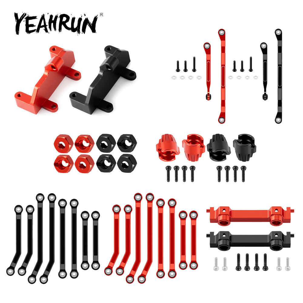 Wheel Hex Adapter - YEAHRUN 六角アダプター リアカップ サーボブラケット マウント ステアリングリンク