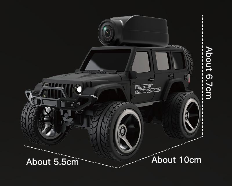 Rc Hobby Tech - 合金製RC FPVクローラーカー、1080P HDリアルタイムビデオカメラ搭載メタルオフロードSUV、ライブビューアプリ付き、プロホビーテック玩具、男の子へのギフト