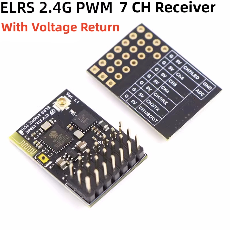 Rc Hobby Toys - Rcカー、fpvドローン、クワッドコプター、elrs 2.4g、pwm、7ch、6ch、crsfレシーバー、サイクロンサポート、elrs 3.2プロトコル用の銅パイプアンテナ