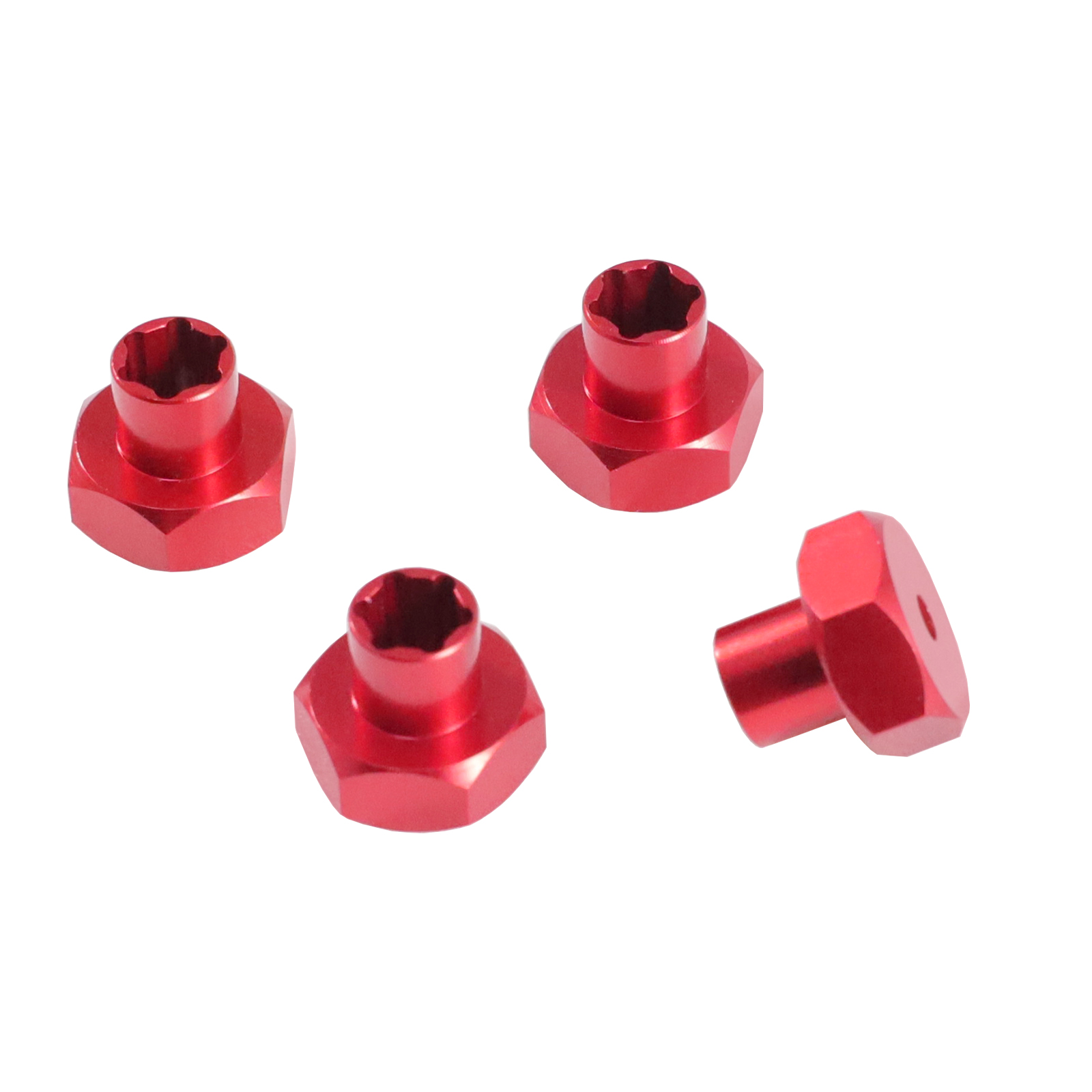 Wheel Hex Adapter - アルミニウム合金 5mm から 12mm の六角ホイールハブアダプター変換、WPL D12