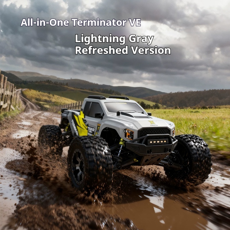 Rc Hobby Monster Truck - 全地形対応ターミネーターV2ブラシレス4WD RCモンスタートラック電動オフロードリモートコントロールホビーモデルカー