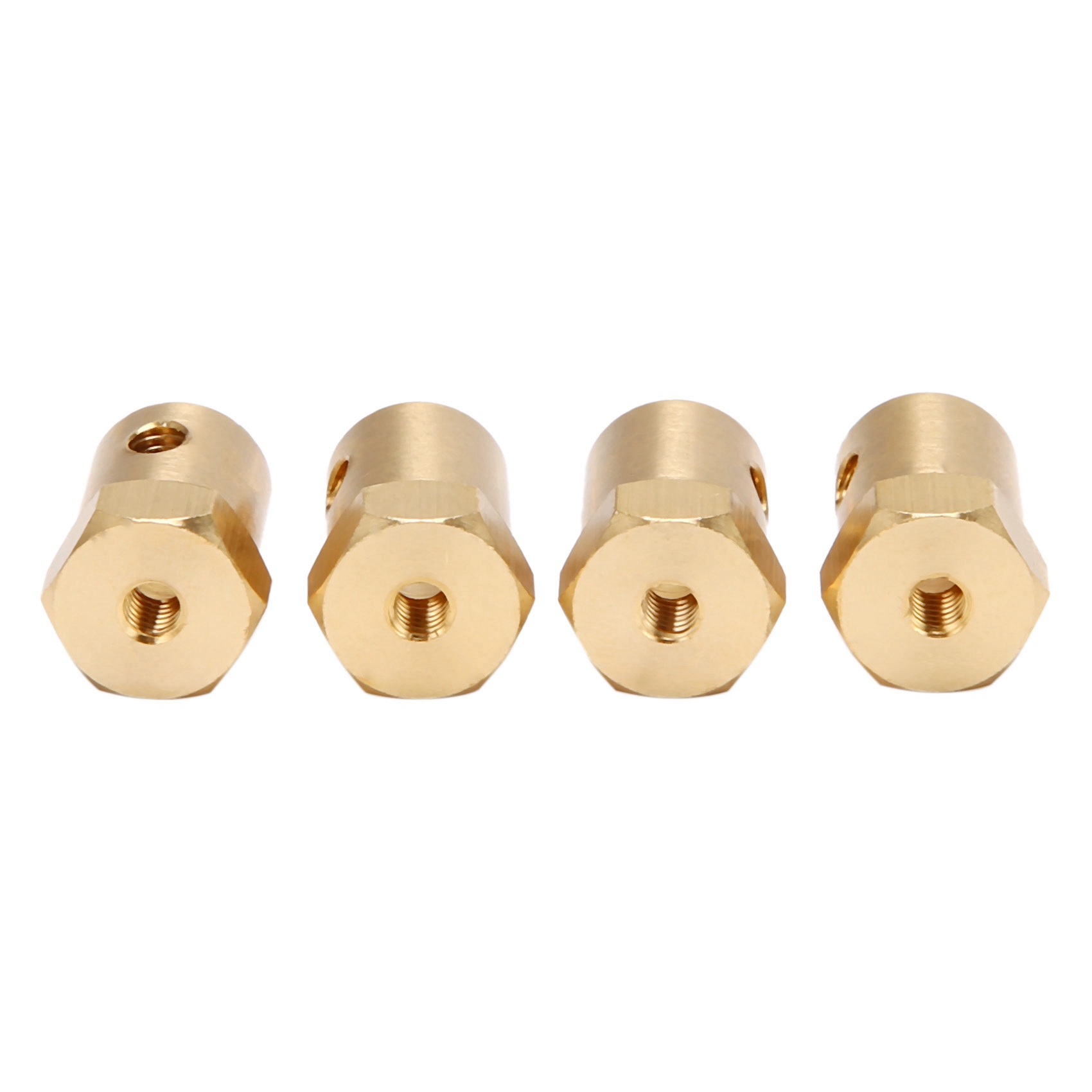 Wheel Hex Adapter - BEDW-12PCS 5mmから12mm真鍮製コンバイナーホイールハブ六角アダプター WPL B14 B16 B24