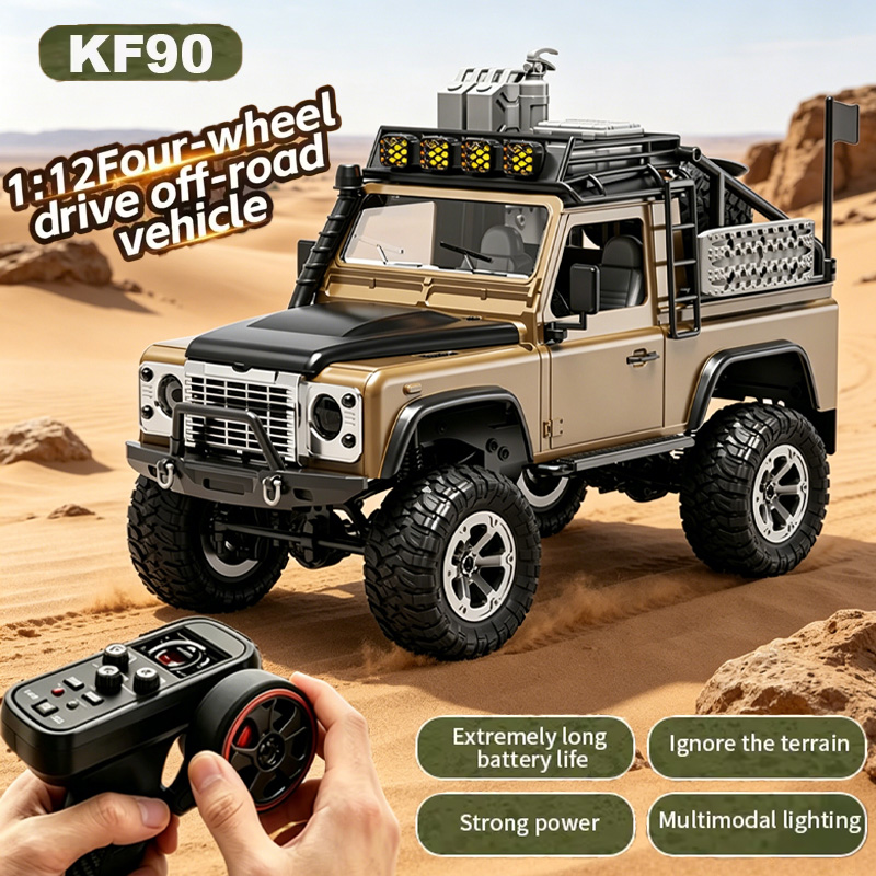 Rc Drift Car Brushless - KF90 1:12 4WD RC クライミングカーオフロード LED