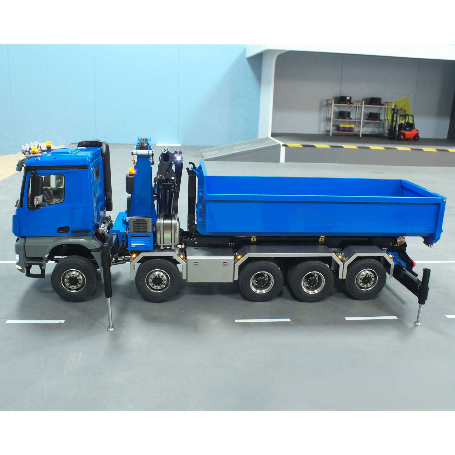 10x10 RC 1/14 油圧式メタルクレーン ダンプトラ - Rc Hobby Dump Truck のレビューと価格