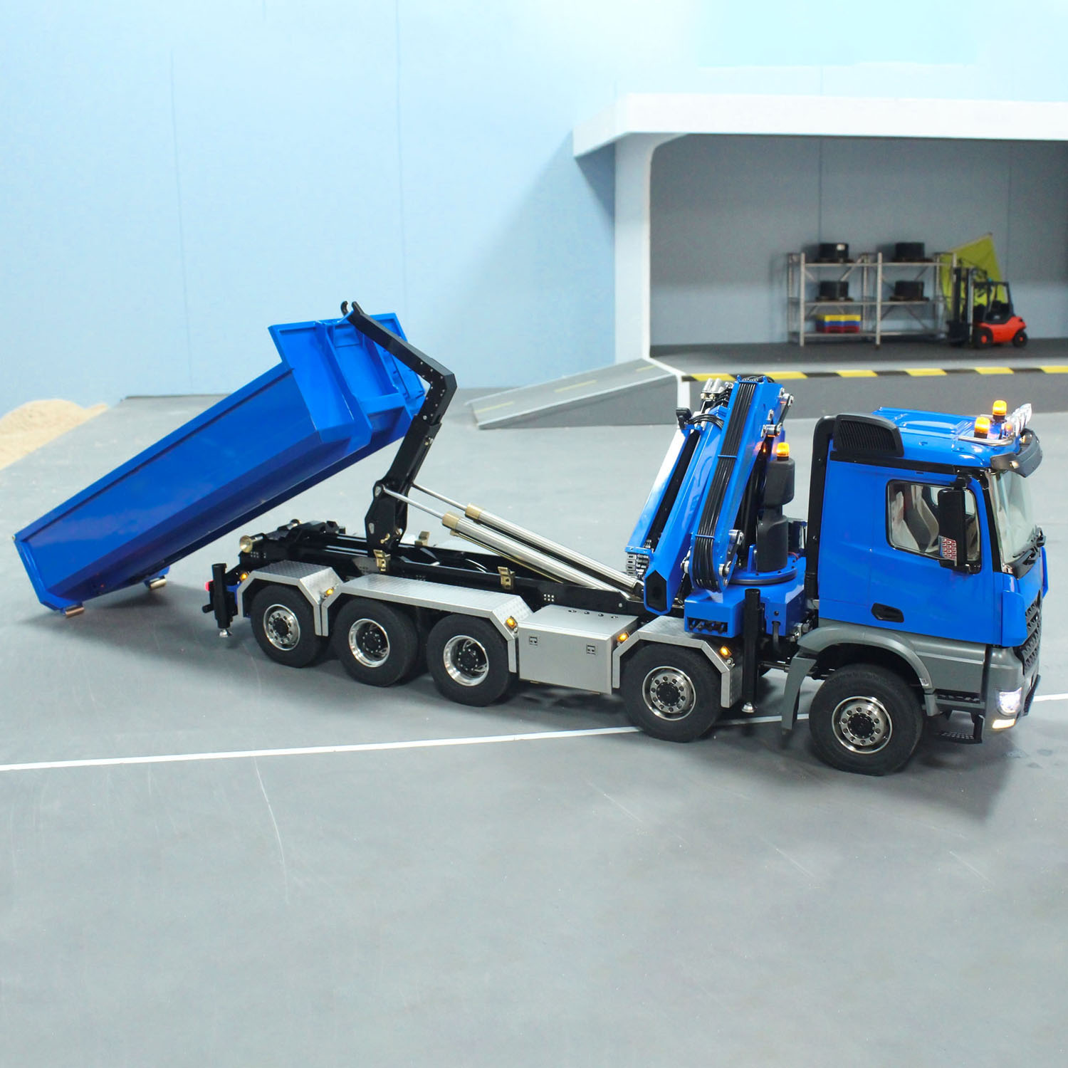 10x10 RC 1/14 油圧式メタルクレーン ダンプトラ - Rc Hobby Dump Truck のレビューと価格