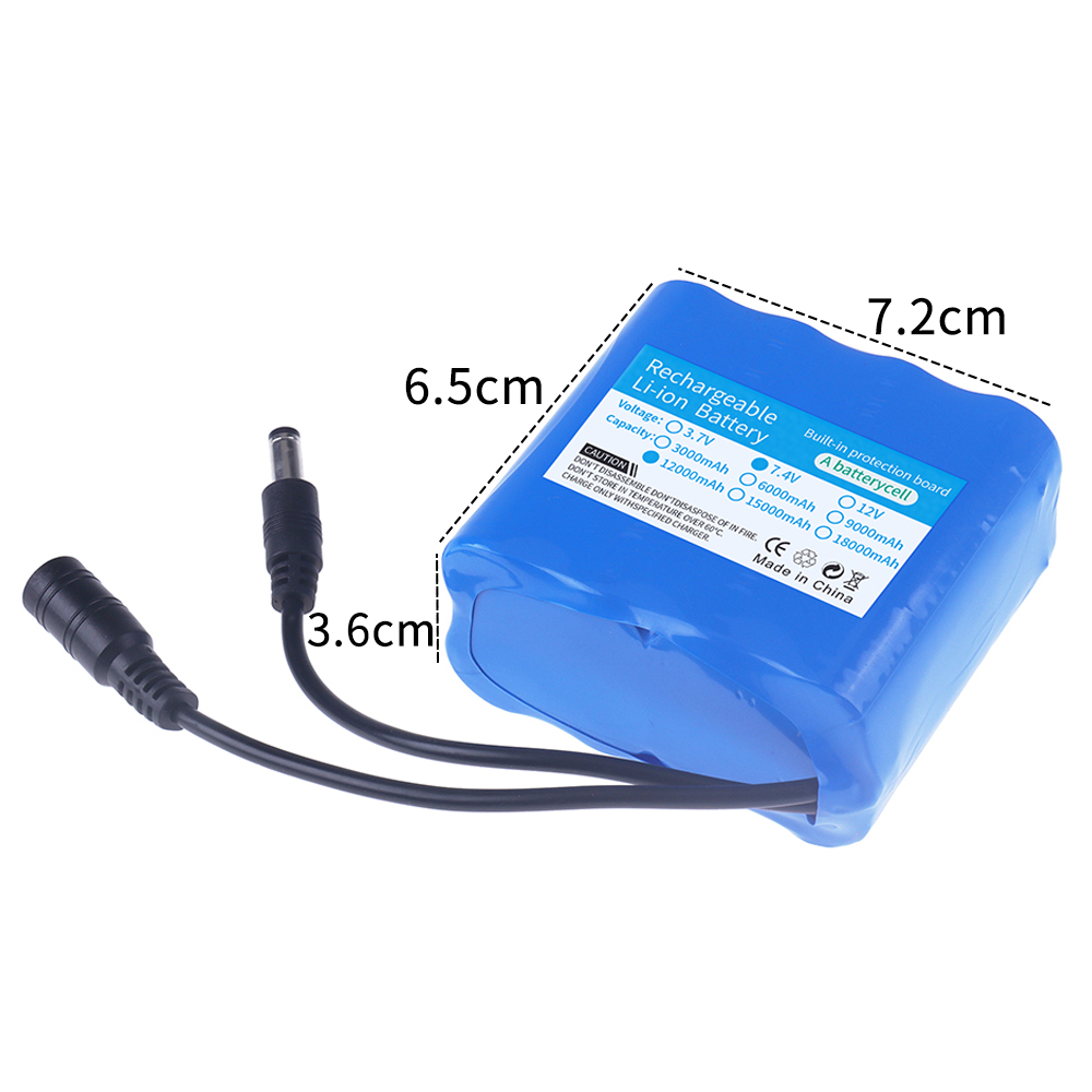 2S4P 18650 リチウム電池 7.4V 12000mA - Rc Hobby Horizon のレビューと価格