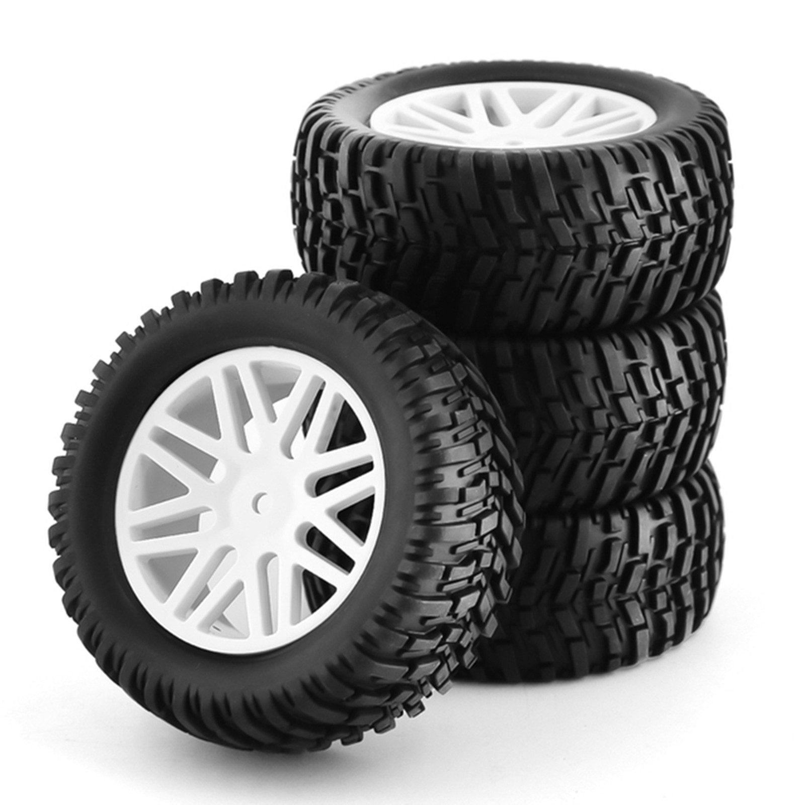 1/10 RCオフロードタイヤ＆ホイール 12mm六角ラバー - Rc Hobby Dump Truck のレビューと価格