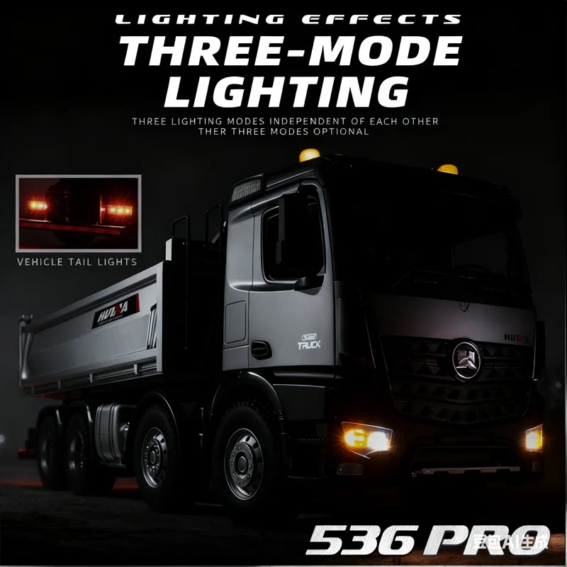 Huina 1536Pro RCダンプトラック、高耐久合金製 - Rc Hobby Dump Truck のレビューと価格
