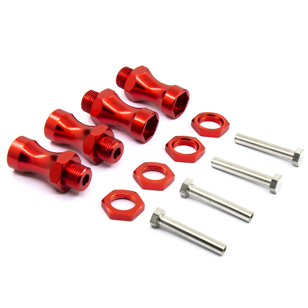 4個入り ホイールヘックス12mm ターン17mm 延長厚み - Wheel Hex Adapter のレビューと価格