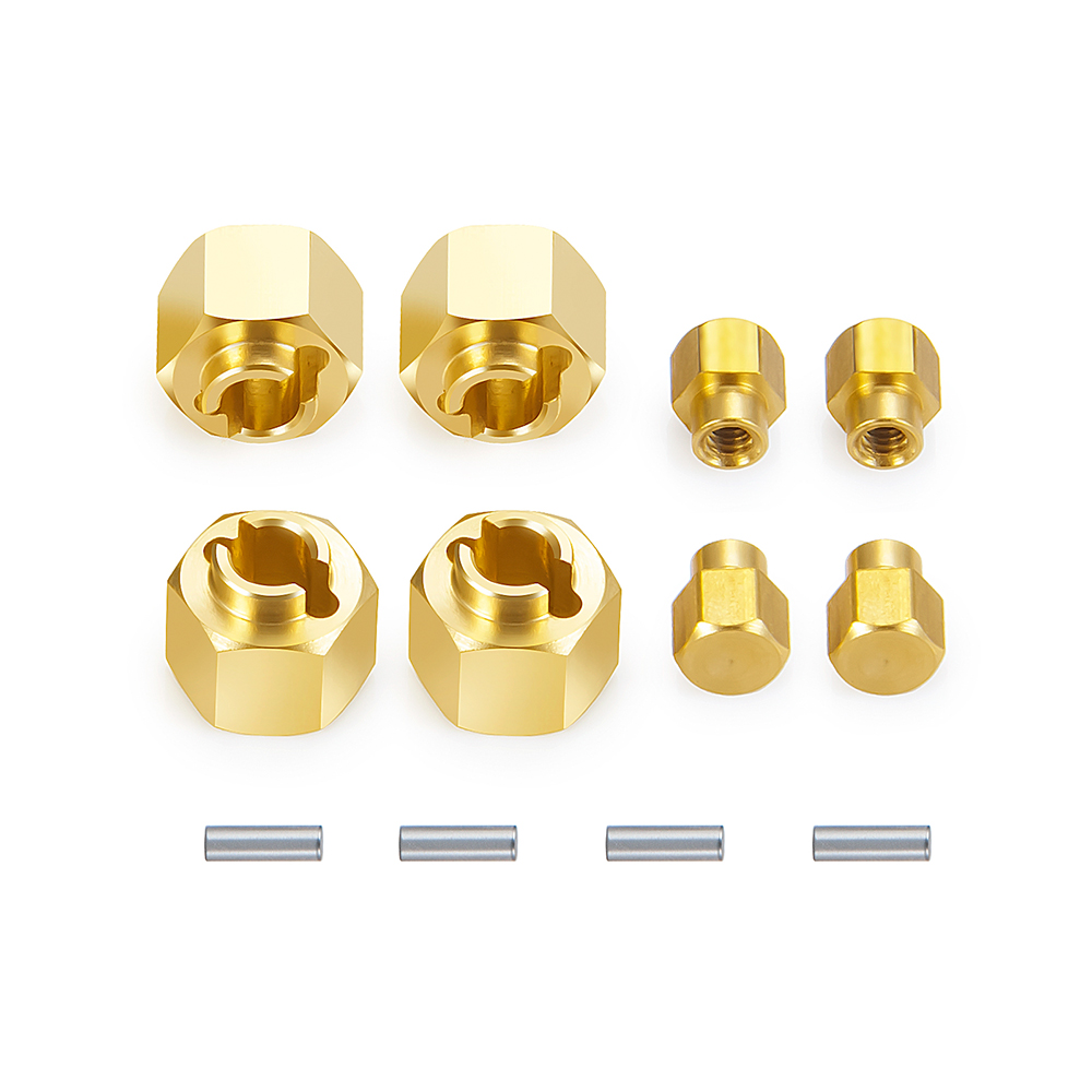 Axspeed-真ちゅう製ホイール六角アダプター、同軸scx - Wheel Hex Adapter のレビューと価格