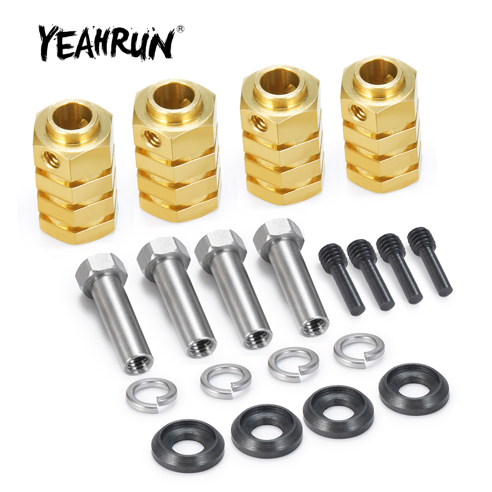 Yeahrun-12mm六角ハブ付きの頑丈な真ちゅう製ハブ, - Wheel Hex Adapter のレビューと価格