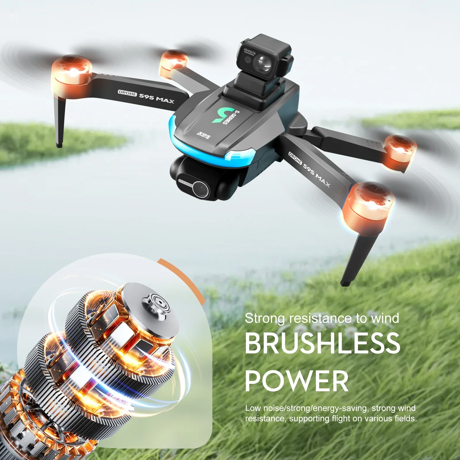 新しい S9S MAX ミニドローン 4K 2 軸 PTZ  - Rc Hobby Wire のレビューと価格