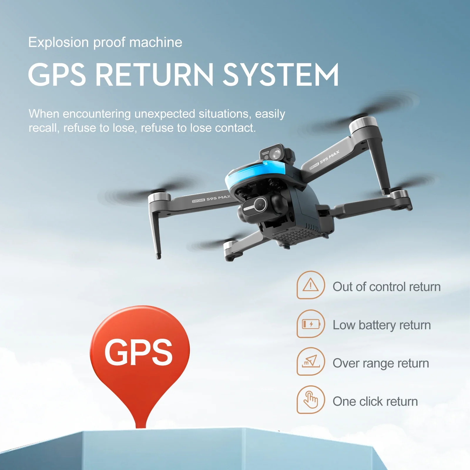 新しい S9S MAX ミニドローン 4K 2 軸 PTZ  - Rc Hobby Wire のレビューと価格