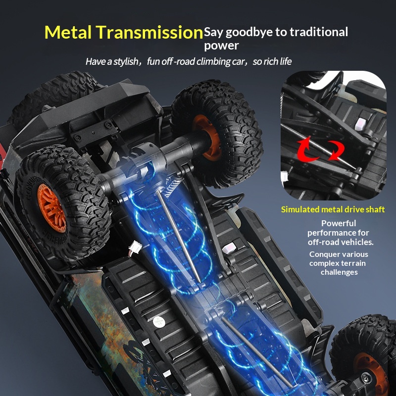 黄波RC 1/10フルスケール4WDリモートコントロールクラ - Rc Hobby Monster Truck のレビューと価格