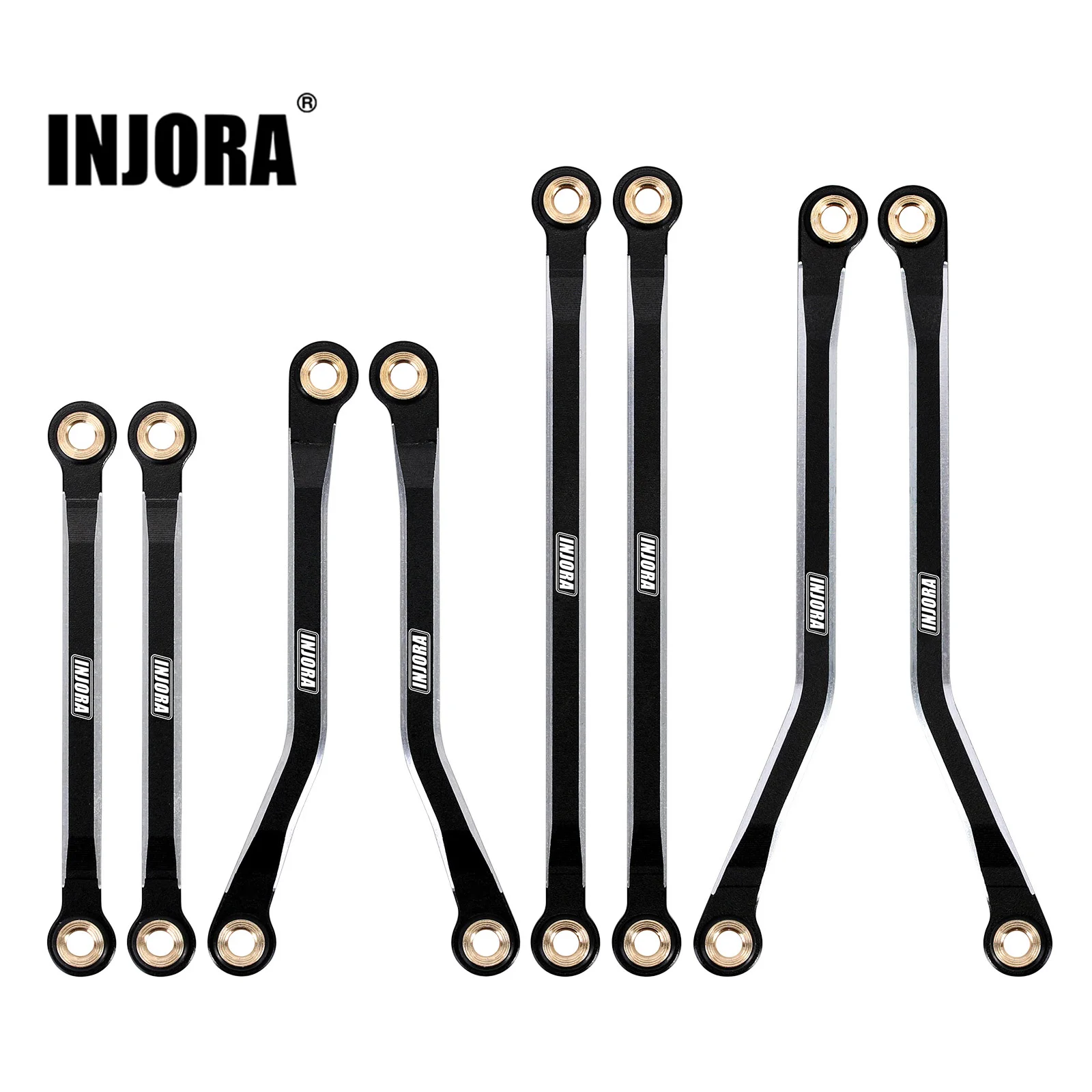 INJORA CNC アルミニウム ハイクリアランス リンク - Wheel Hex Adapter のレビューと価格