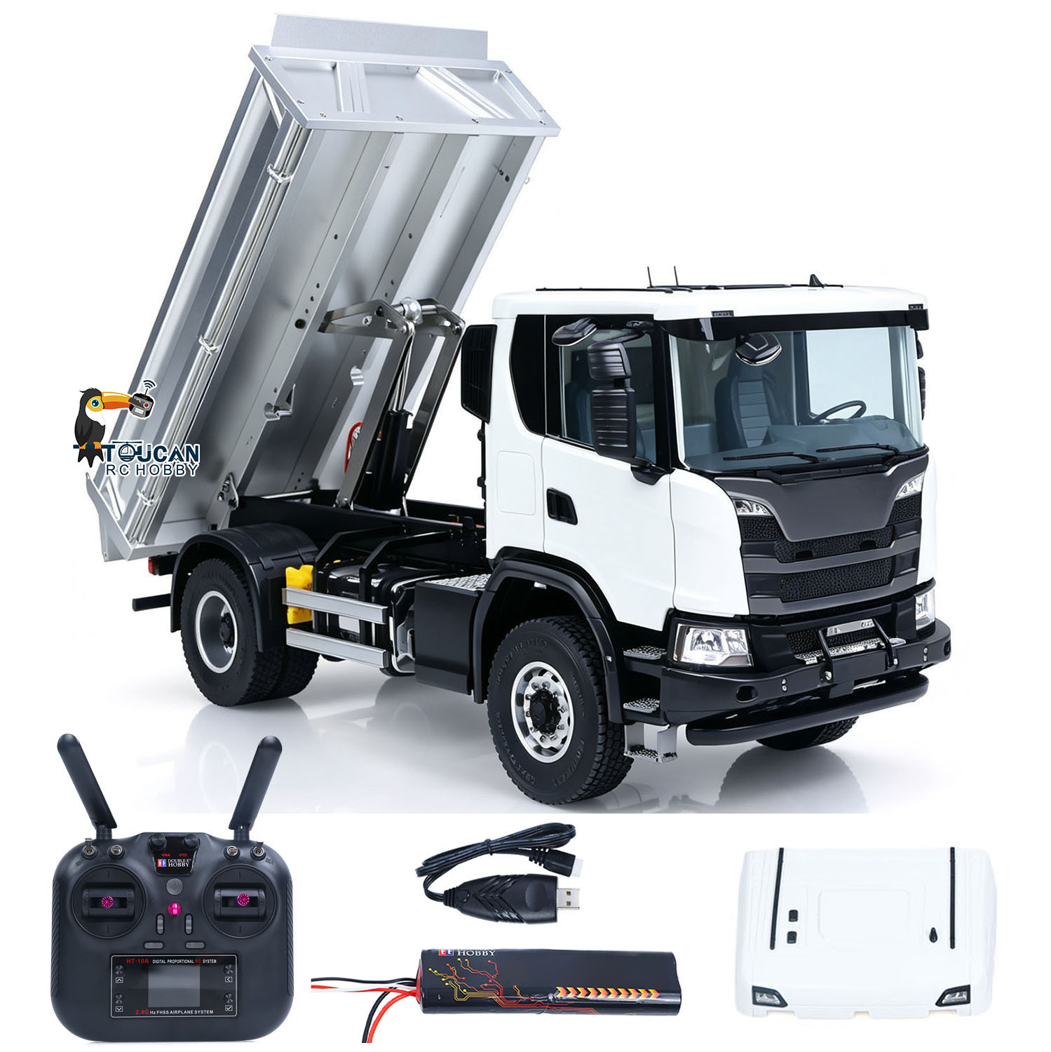 1/14 CNC 4x4 DoubleE E022 RCダン - Rc Hobby Dump Truck のレビューと価格
