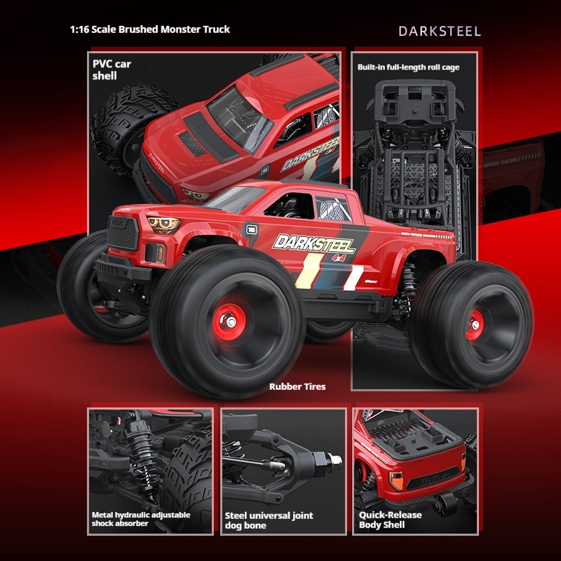 UDIRC UD1610PRO 1/16 RCビッグホイール - Rc Hobby Monster Truck のレビューと価格