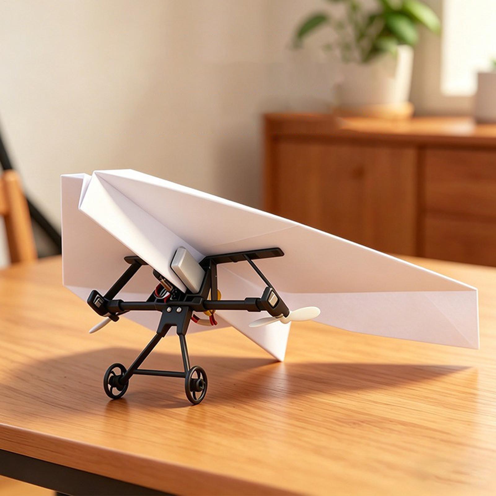 DIY RC紙飛行機キット、ジャイロスタビライザー付き電動リ - Rc Hobby Toys のレビューと価格