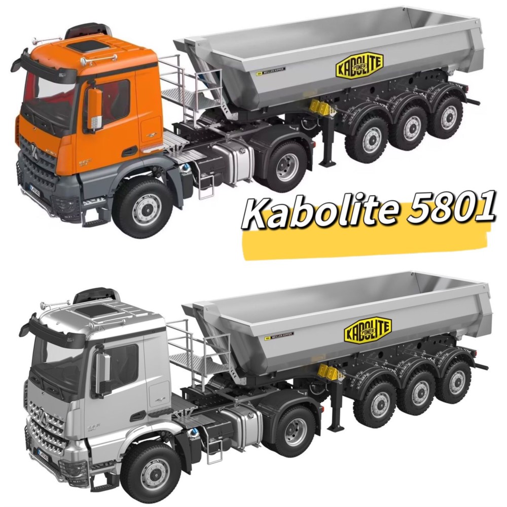 RTR カボライト 1/14 5801 RCトラクタートラッ - Rc Hobby Dump Truck のレビューと価格