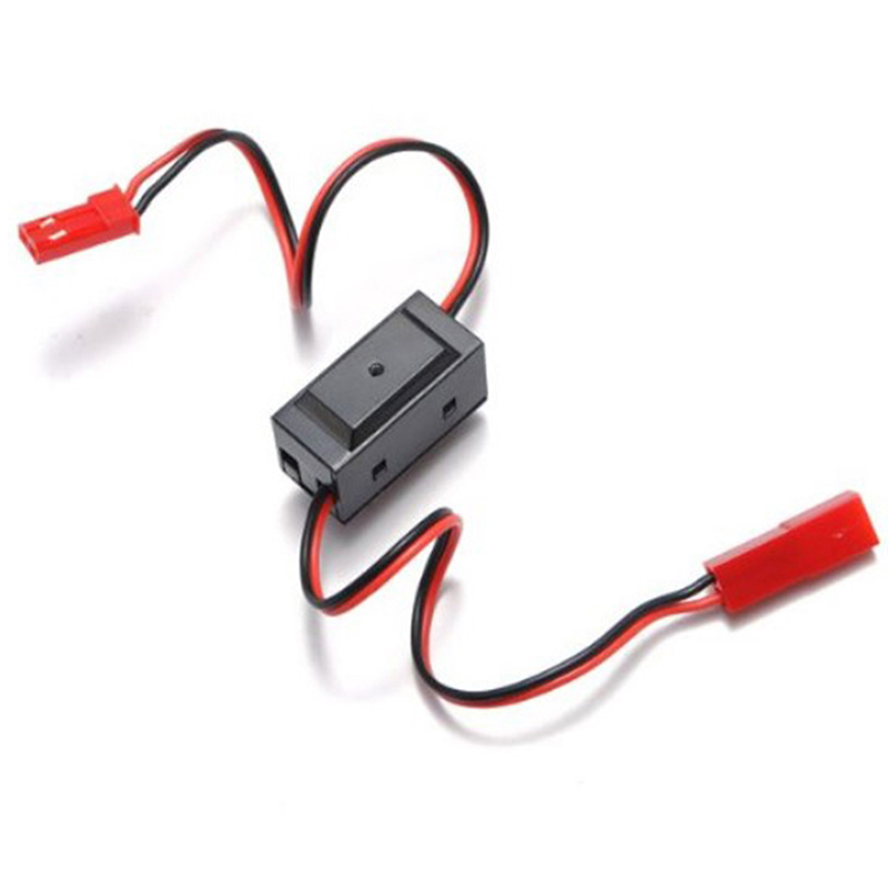 JSTプラグ付きユニバーサル2線式ON/OFFスイッチ（オス - Rc Hobby Wire のレビューと価格