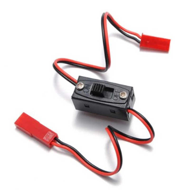 JSTプラグ付きユニバーサル2線式ON/OFFスイッチ（オス - Rc Hobby Wire のレビューと価格