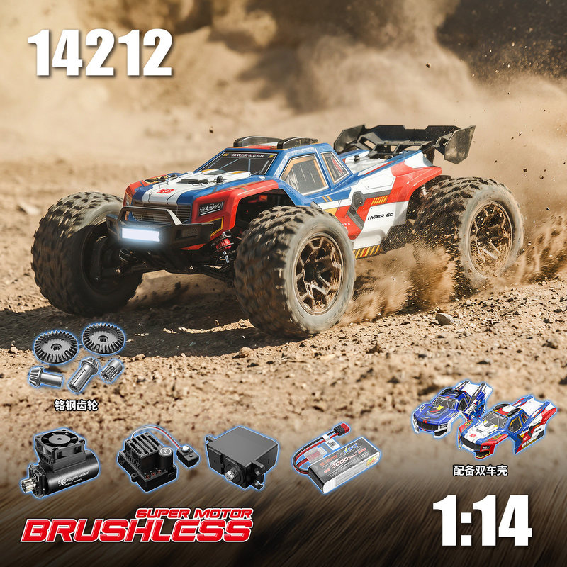 新入荷 14212 ブラシレス高速RCデザートモンスタートラ - Rc Hobby Monster Truck のレビューと価格