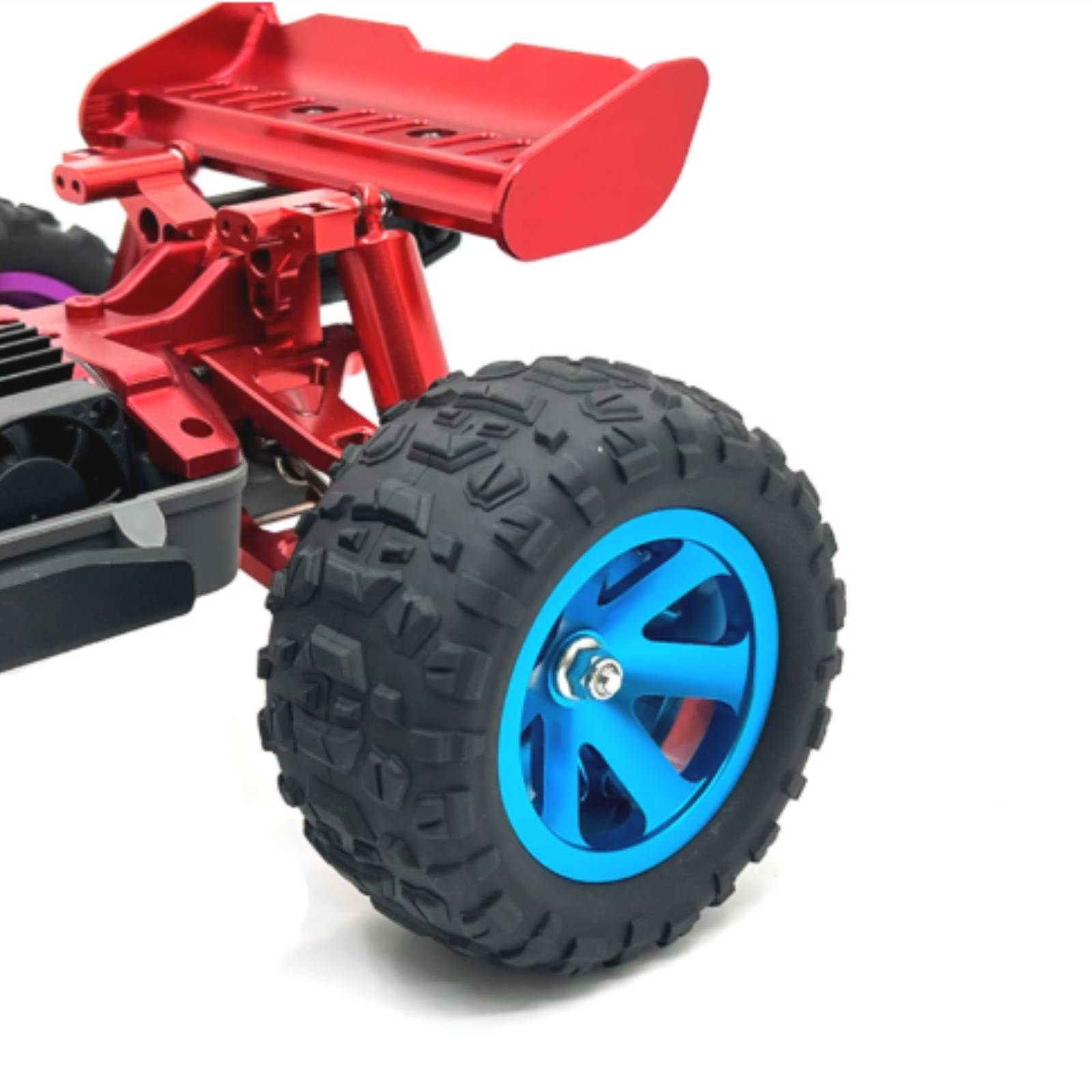 4 ピース RC ホイールとタイヤアセンブリ アルミニウム  - Wheel Hex Adapter のレビューと価格