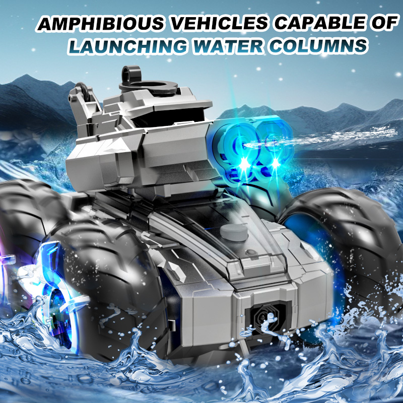 JCMO リモコン水鉄砲車 水陸両用 ダブルノズル 水鉄砲搭 - Rc Hobby Horizon のレビューと価格