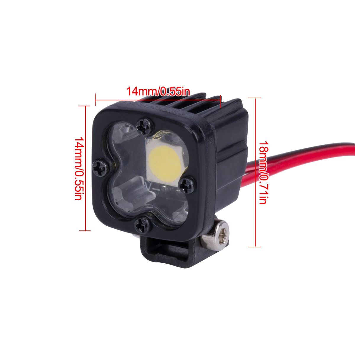 RC カースクエア高輝度 LED トップライトヘッドライトス - Rc Hobby Wire のレビューと価格