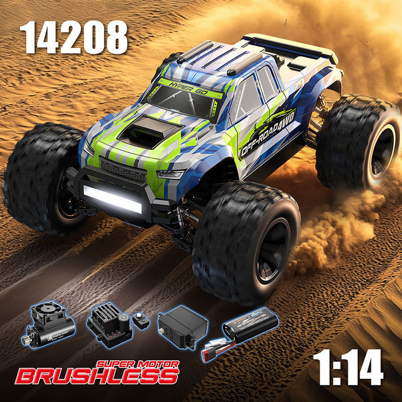 Mjx Hyper Go 1/14 14208 ブラシレスR - Rc Hobby Monster Truck のレビューと価格