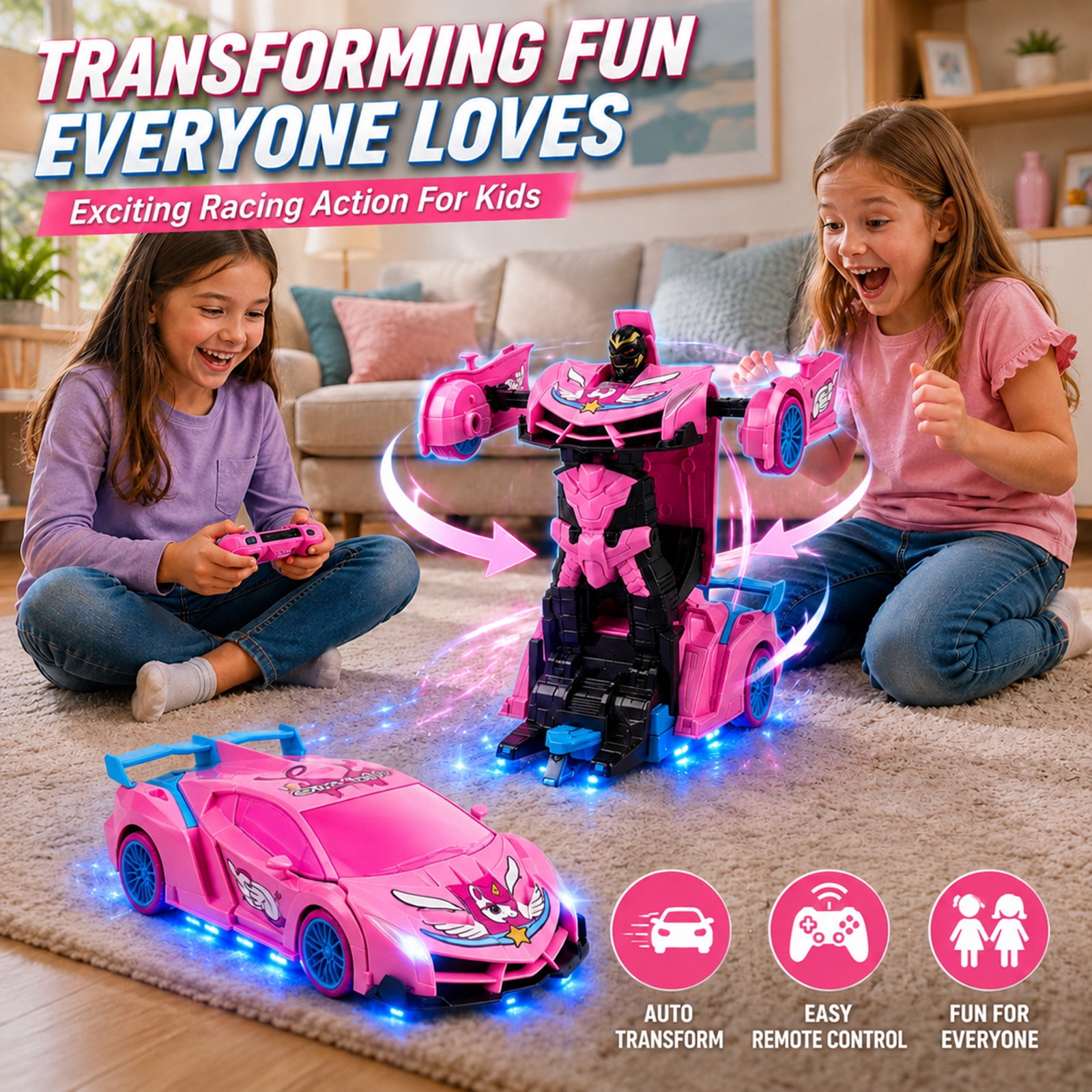 ユニコーンRC変形ロボットカー 2-in-1 リモコンカー  - Rc Hobby Horizon のレビューと価格