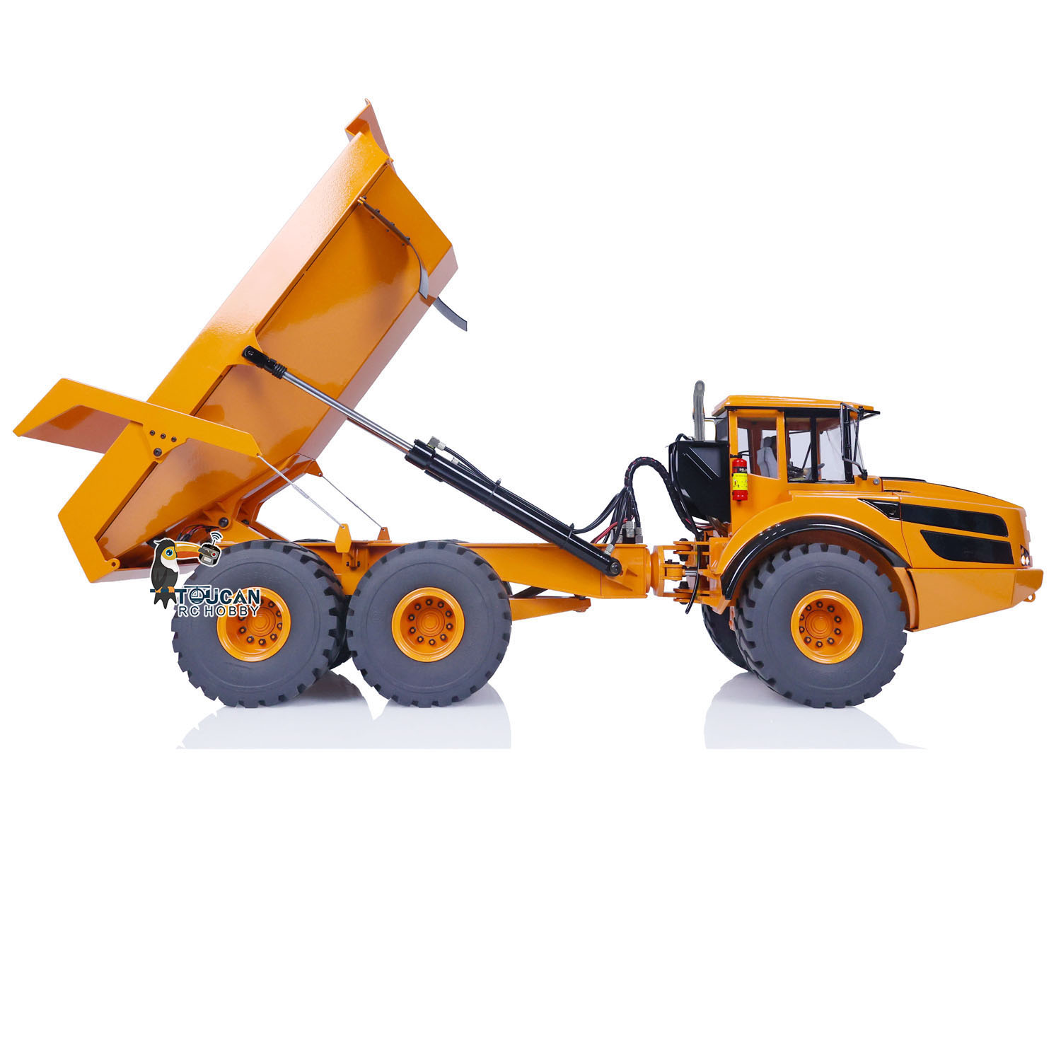 1/14 6X6 XDRC RC油圧式多関節トラック ラジコ - Rc Hobby Dump Truck のレビューと価格