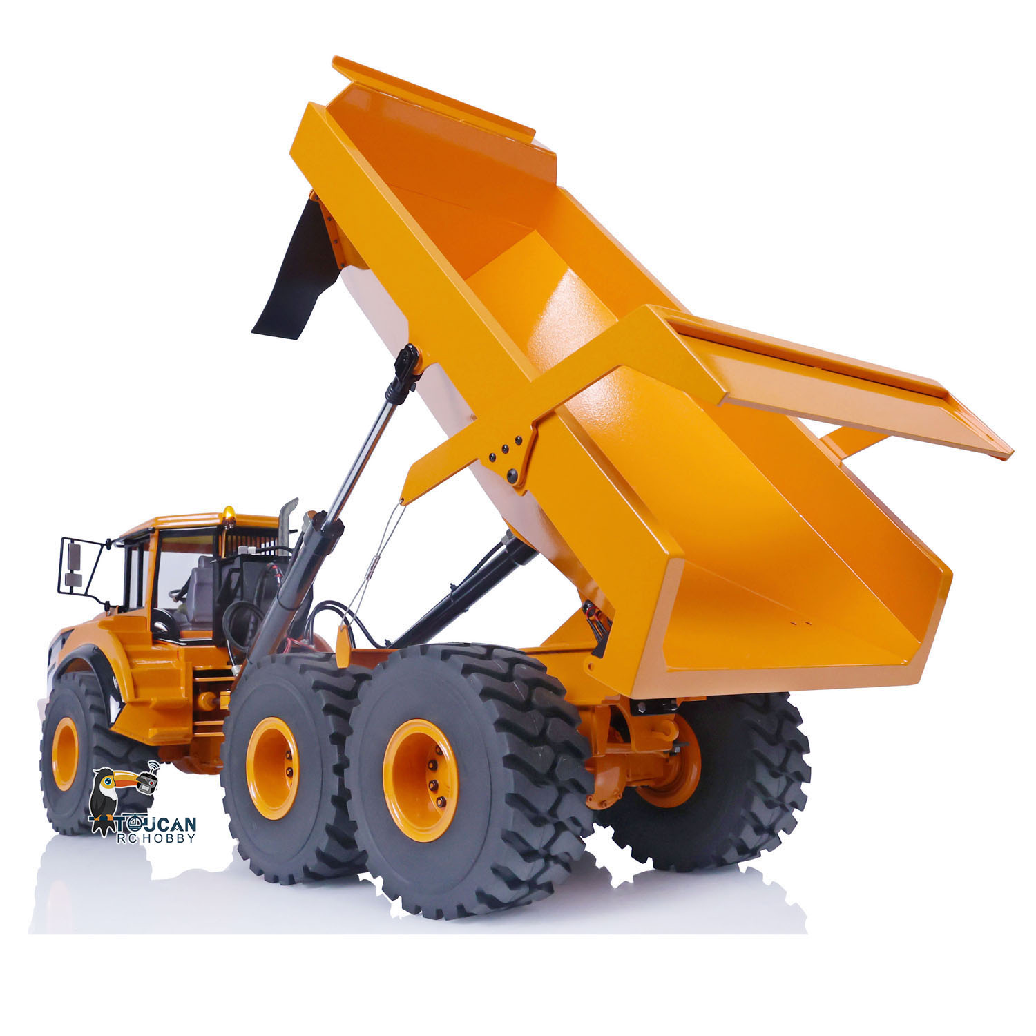 1/14 6X6 XDRC RC油圧式多関節トラック ラジコ - Rc Hobby Dump Truck のレビューと価格