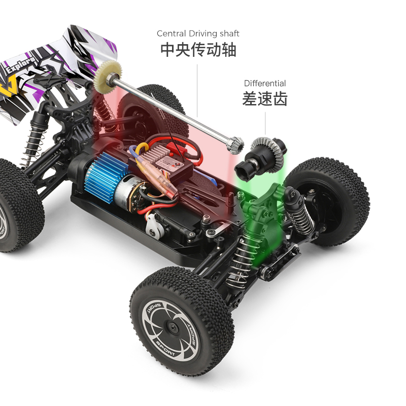 WL Tech 144016 RCオフロードバギー 高速4W - Rc Hobby Tech のレビューと価格