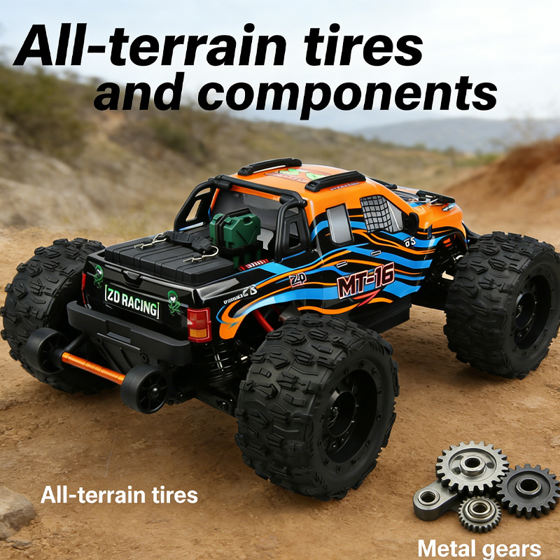ZDレーシング RCモンスタートラック MT16 1/16ス - Rc Hobby Monster Truck のレビューと価格