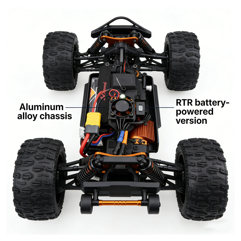 ZDレーシング RCモンスタートラック MT16 1/16ス - Rc Hobby Monster Truck のレビューと価格