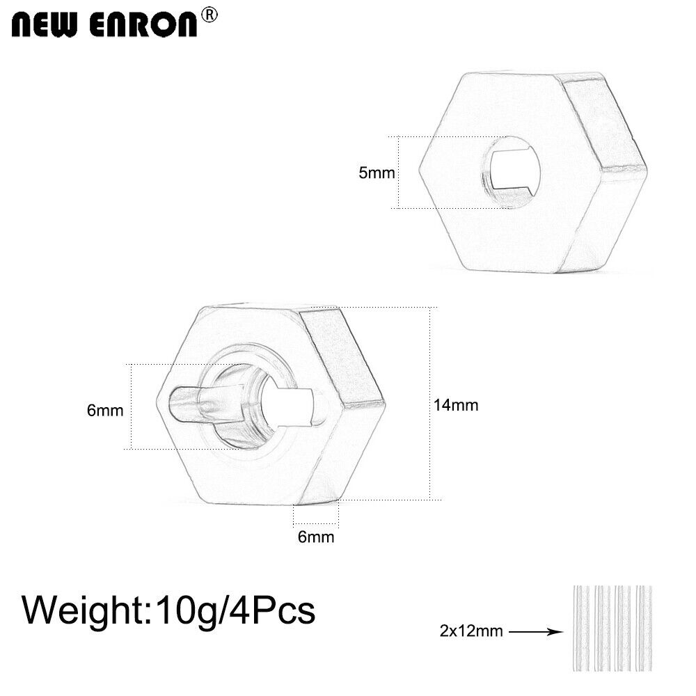 red/blue/black Aluminium 6061  - Wheel Hex Adapter のレビューと価格
