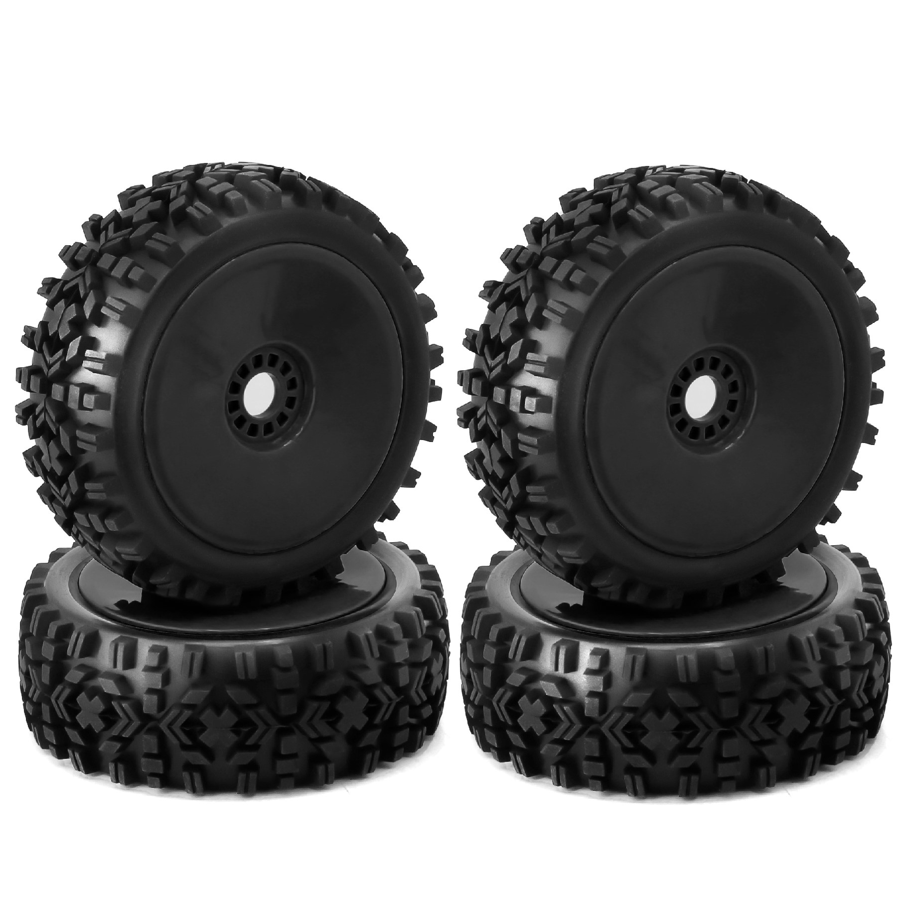 RC 1/8 バギー用タイヤとホイール 17mm ヘックス  - Rc Hobby Dump Truck のレビューと価格